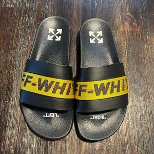 Off-White Slides ‘black yellow’